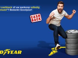 Kies voor Goodyear banden en krijg tot € 60,- terug