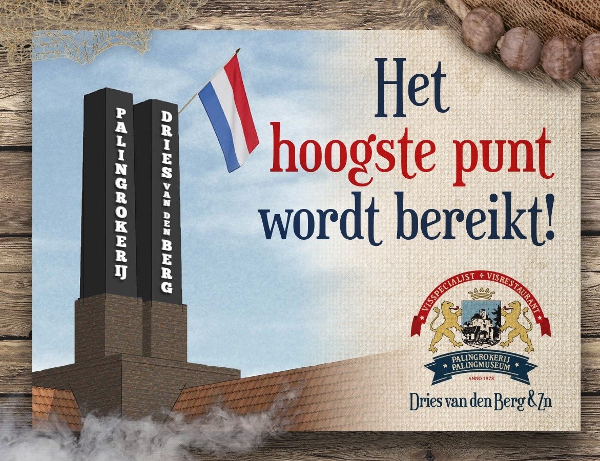 Het hoogste punt wordt bereikt!