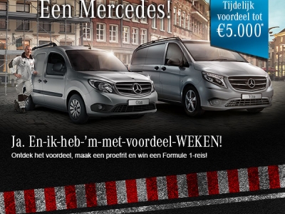 Wensink Mercedes-Benz Bedrijfswagens Harderwijk heeft goed nieuws voor u