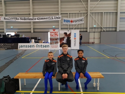 Sjoerd Krolis Nederlands kampioen turnen