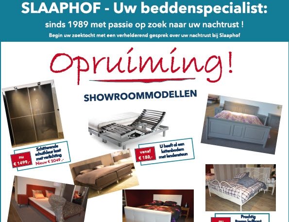 De opruiming is begonnen bij Slaaphof Harderwijk