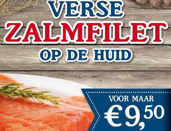 O... mega lekker die Zalm aanbieding !