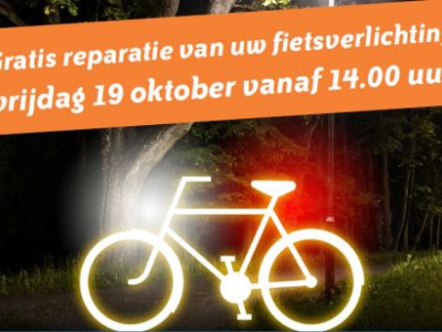 Laat gratis uw fietsverlichting maken