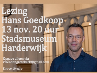 Hans Goedkoop geeft een lezing in het Stadsmuseum