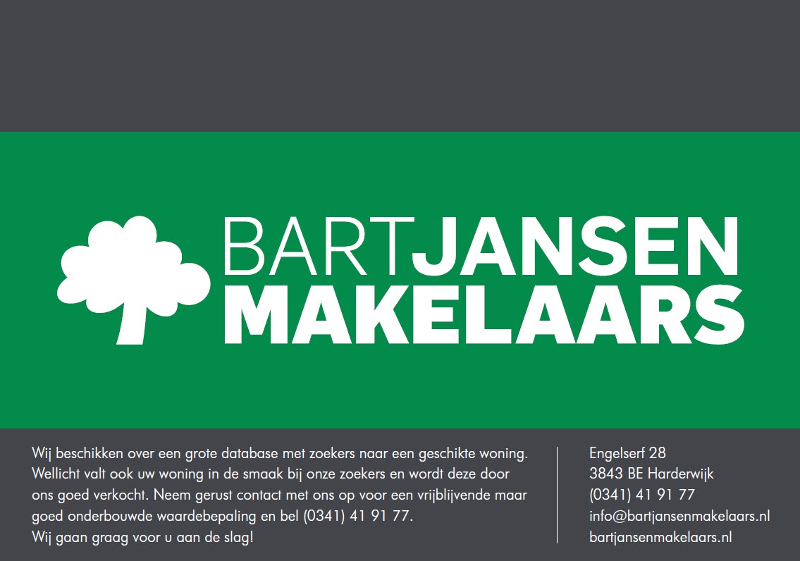 24% Marktaandeel voor Bart Jansen Makelaars in de wijk Drielanden!