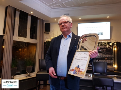 Dries van den Berg gekozen tot Harderwijker van het Jaar 2018