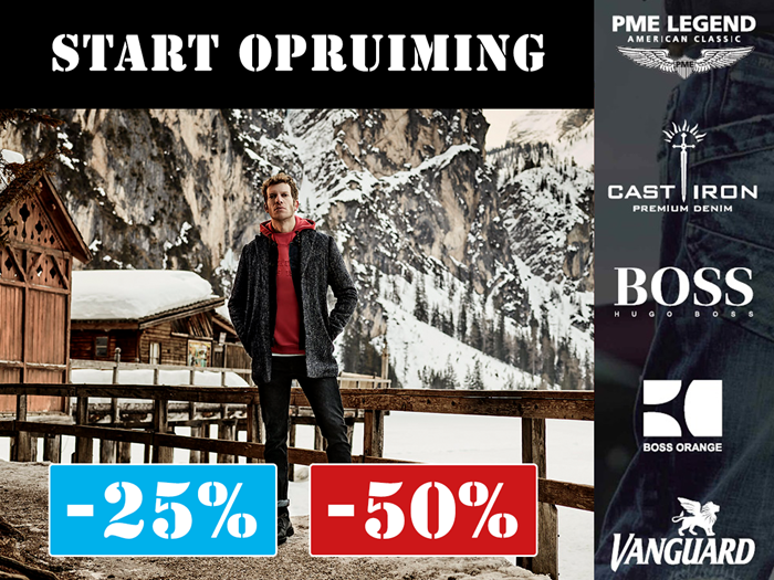 Germano Menswear start met de winteropruiming!