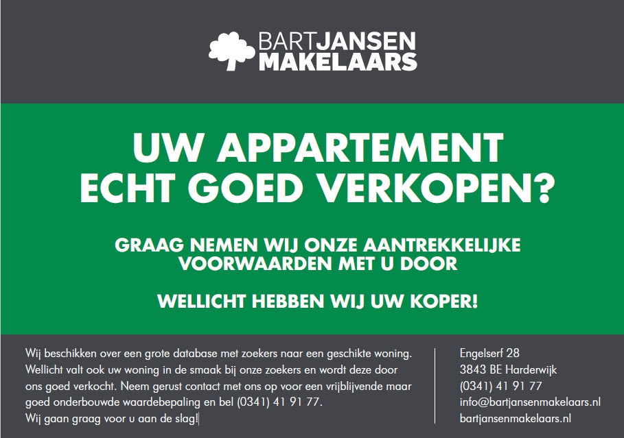 Uw appartement echt goed verkopen!