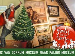 Met de Arreslee van het Marius van Dokkum naar het Palingmuseum 