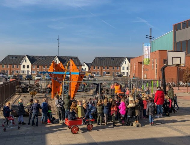 Nieuw groen schoolplein voor Basisschool Het Startblok