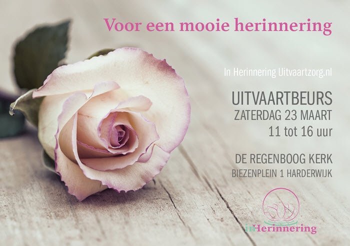 Uitvaartbeurs “Voor een mooie Herinnering” 23 maart 2019