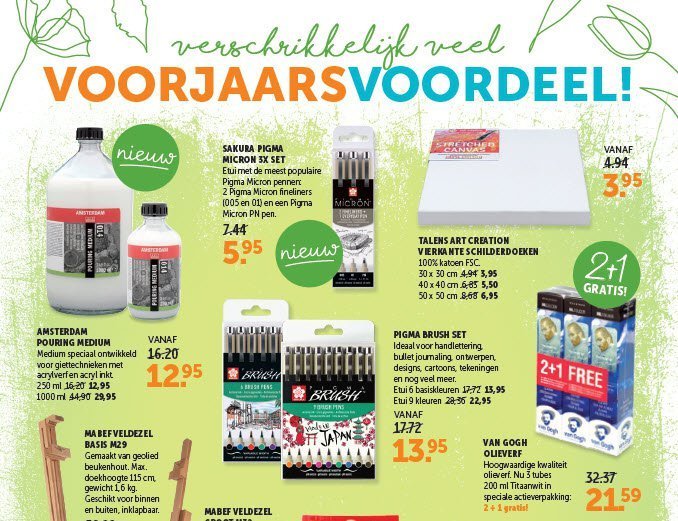 Voorjaarsacties bij Kreawood Harderwijk