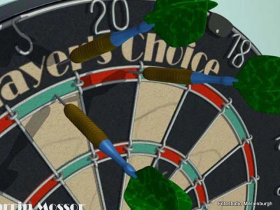 Strijd tot en met de laatste partij voor het kampioenschap Suez bedrijven darts