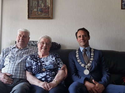 Echtpaar Uit de Bosch en Franken 60 jaar getrouwd