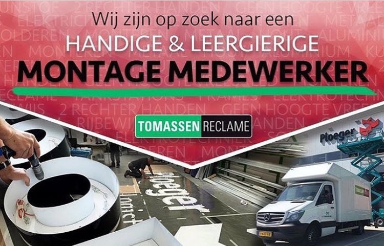 Vanwege uitbreidende werkzaamheden zijn wij op zoek naar meerdere mensen voor ons team