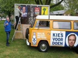 Malik Azmani is woensdagochtend in Putten