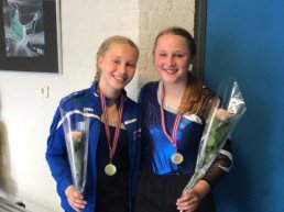 Goud en zilver voor de turnsters van G.V. Olympia!