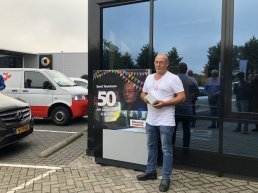 Evert Teunissen viert 50-jarig jubileum bij Wensink Harderwijk