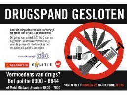 Opnieuw drugspand gesloten in Harderwijk