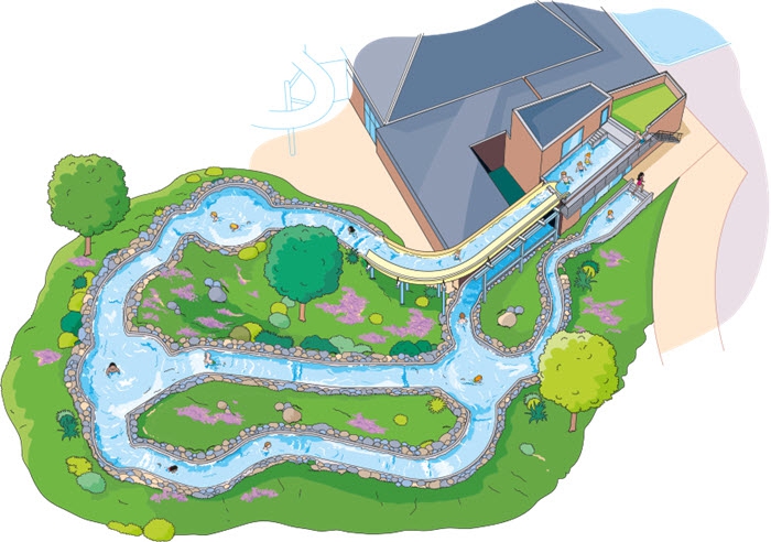 Bouw wildwaterbaan Bosbad Putten van start