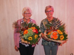 Zangvereniging Euodia huldigt 2 jubelarissen