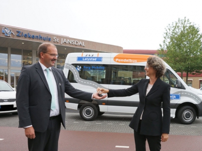 Gratis vervoer tussen ziekenhuislocaties Harderwijk en Lelystad
