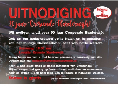 Crescendo Harderwijk 90 jaar!