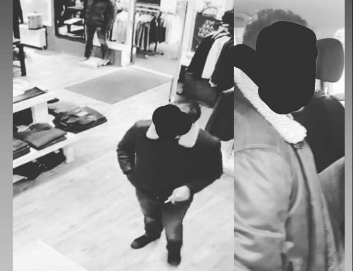 Zondagmiddag 3 november kwam een politieagent op weg naar huis een man tegen op fiets, al rijdend met meerdere jassen over zijn stuur.