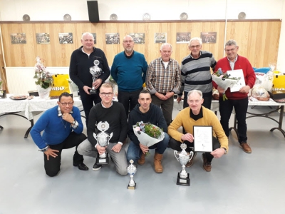 Jubilarissen en kampioenen 2019 Postduivenvereniging de Eendracht Harderwijk