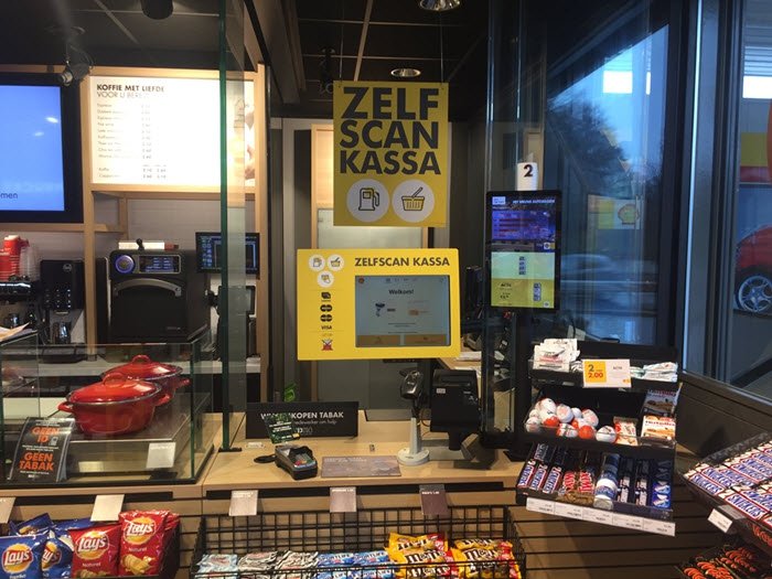 Betere doorstroom bij Shell door zelfscan kassa - Harderwijksezaken.nl