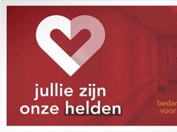 Vrienden van St Jansdal organiseert posteractie voor zorgpersoneel