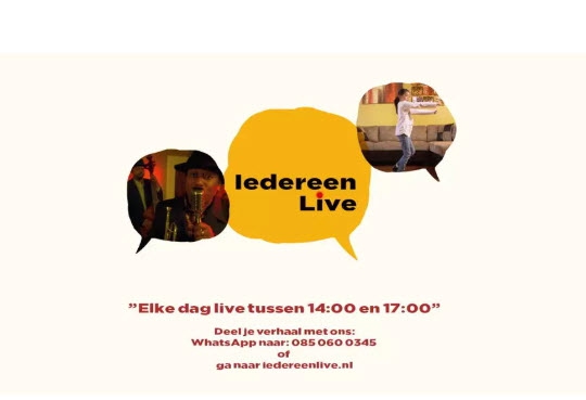 Nieuwe televisiezender Iedereen Live nu ook bij CAI Harderwijk