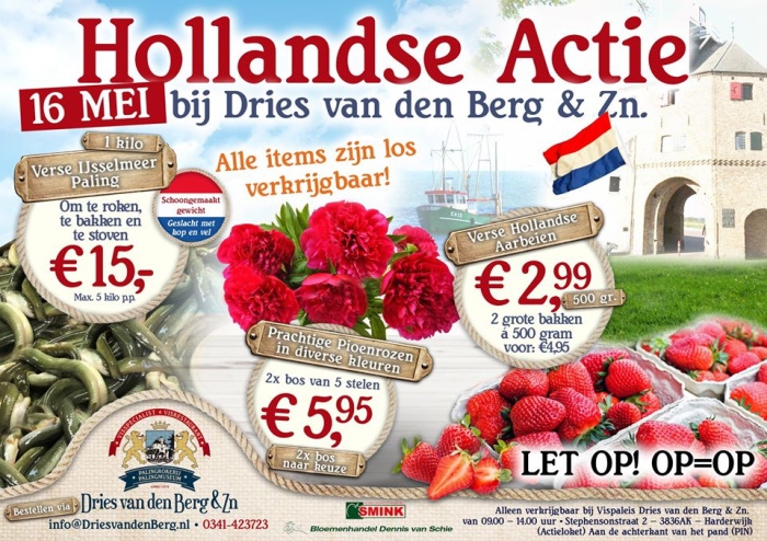 Profiteer van de Hollandse actie gemaakt door Harderwijkse ondernemers