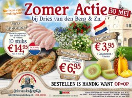 Zomeractie Palingrokerij en Vishandel Dries van den Berg.