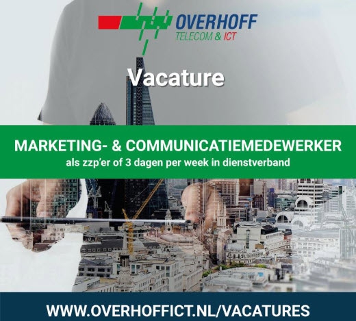 Vacature Marketing- en communicatiemedewerker