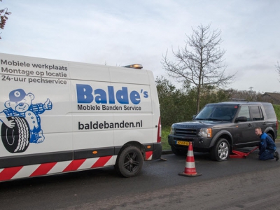 Balde's Banden Service ontzorgt bij lekke band