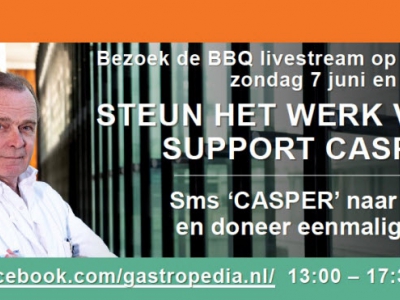 Support Casper tijdens BBQ-livestream spektakel