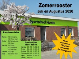 Zomerabonnement bij Sportschool Hierden in juli en augustus voor maar € 25,00