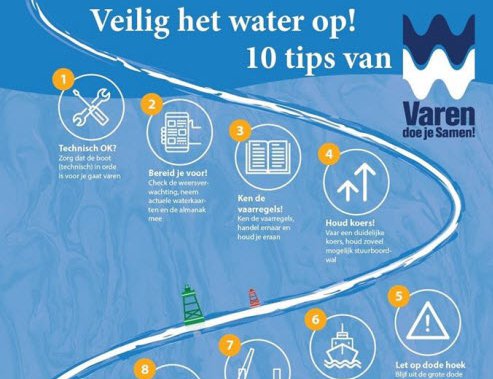 Veilig het water op!