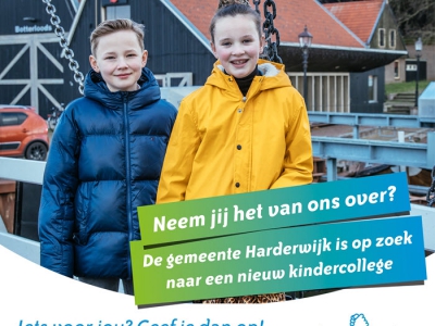 Word jij de nieuwe kinderburgemeester of kinderwethouder van Harderwijk?