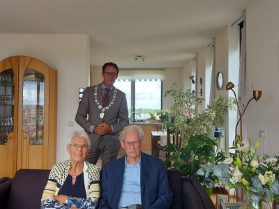 Echtpaar Boersma - Wildeman 60 jaar getrouwd