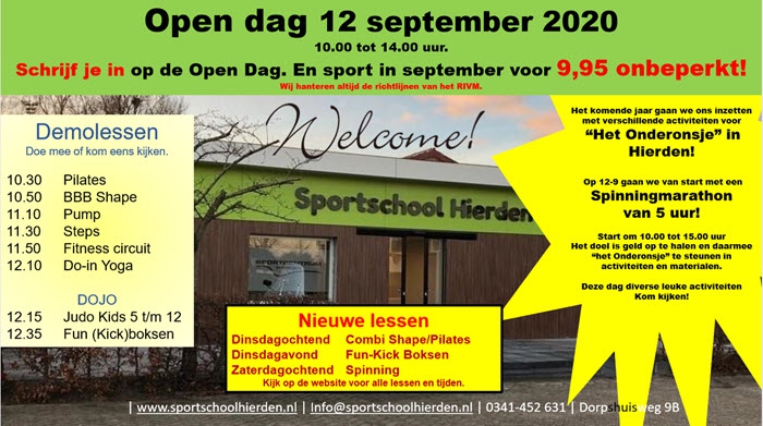 Opendag Sportschool Hierden