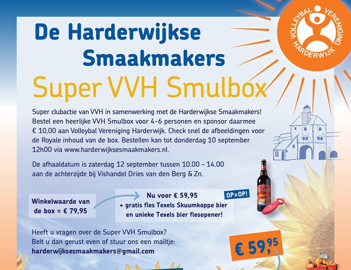 Superactie bij VVH: Smulboxen 