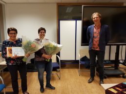 Gymnastiekvereniging Olympia Harderwijk eert twee jubilarissen