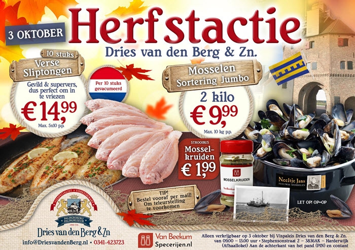 Herfst actie Dries van den Berg & Zn. Harderwijk