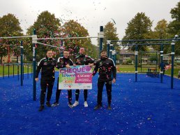 Nieuwe Calisthenics Park in Harderwijk geopend