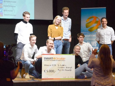 Studenten Landstede MBO winnen hoofdprijs SMARTCirculair