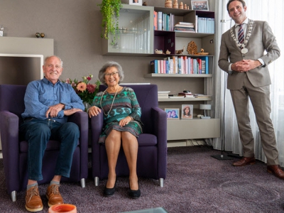 Echtpaar Van Hoorn - Gouw 60 jaar getrouwd