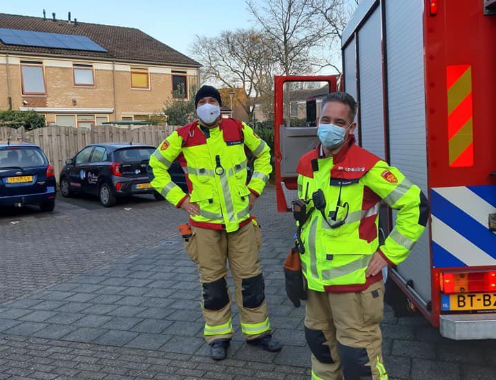 Dat was even schrikken voor Evelien Simon uit Harderwijk.