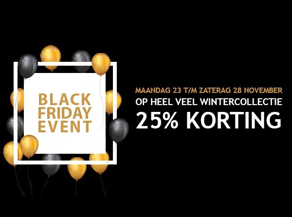 Black Friday Week bij Germano Menswear Harderwijk